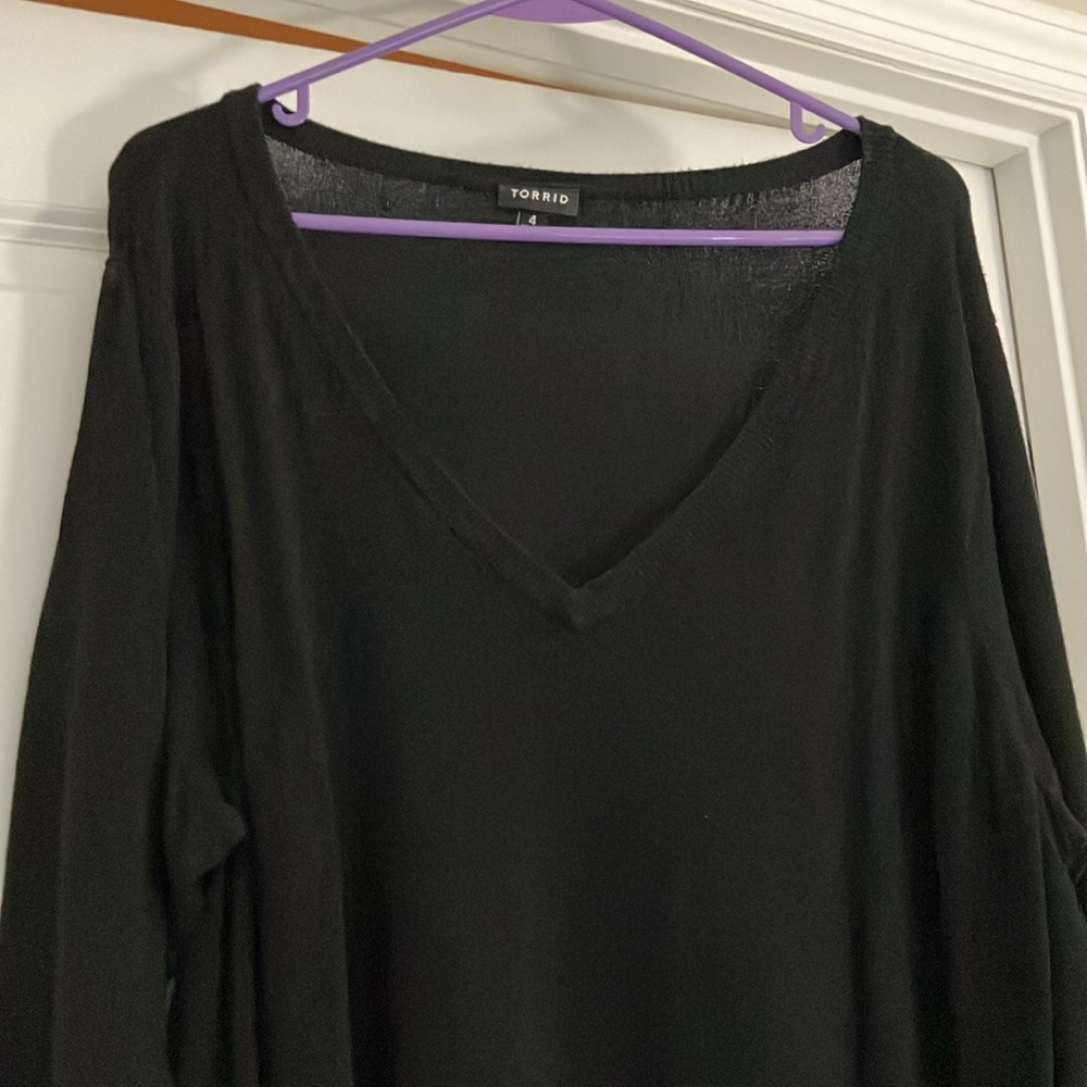 Torrid Classic Black Sweater